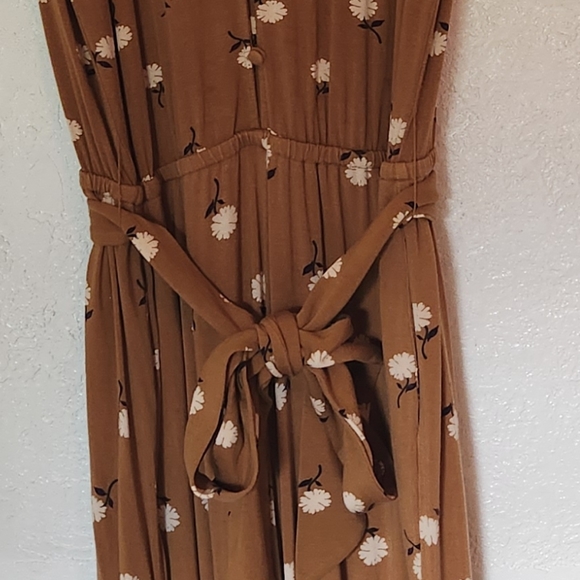 Matilda Jane Mustard Floral Jumpsuit - Picture 6 of 6